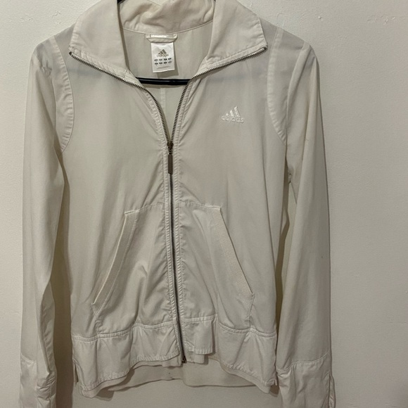 adidas Jackets & Coats Adidas White Jacket Poshmark